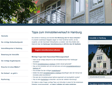 Tablet Screenshot of hamburg-immobilienverkauf.de
